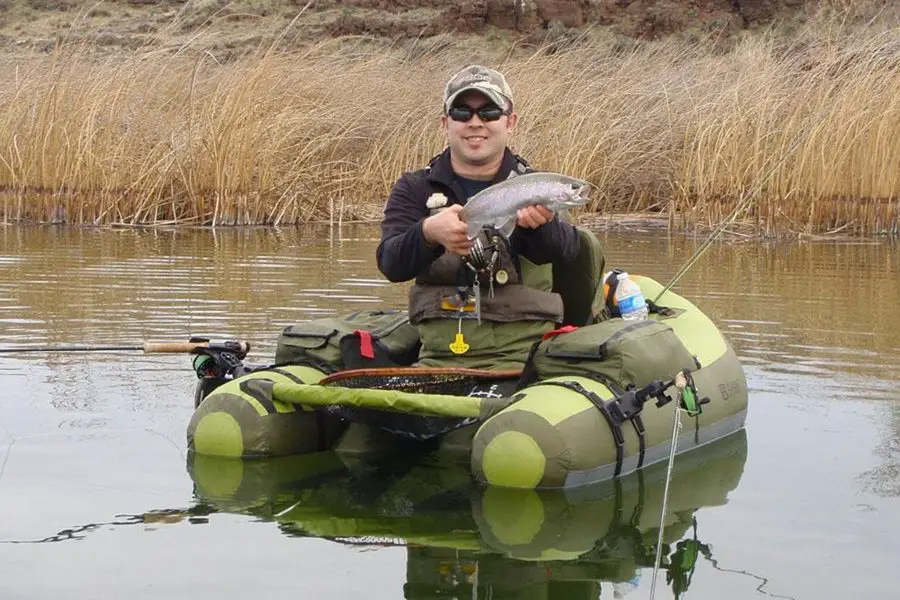 fishing from float tube